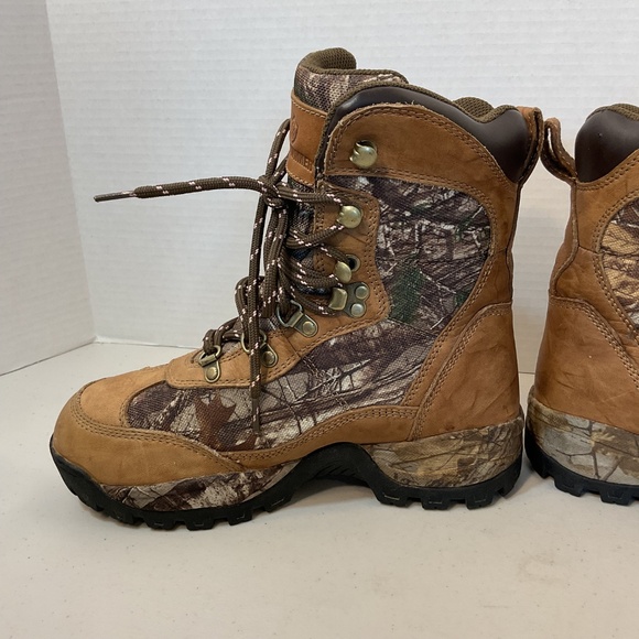 Game Winner Women's Camo Hiking Hunting Waterproof Boots Size 7.5 - Picture 11 of 15
